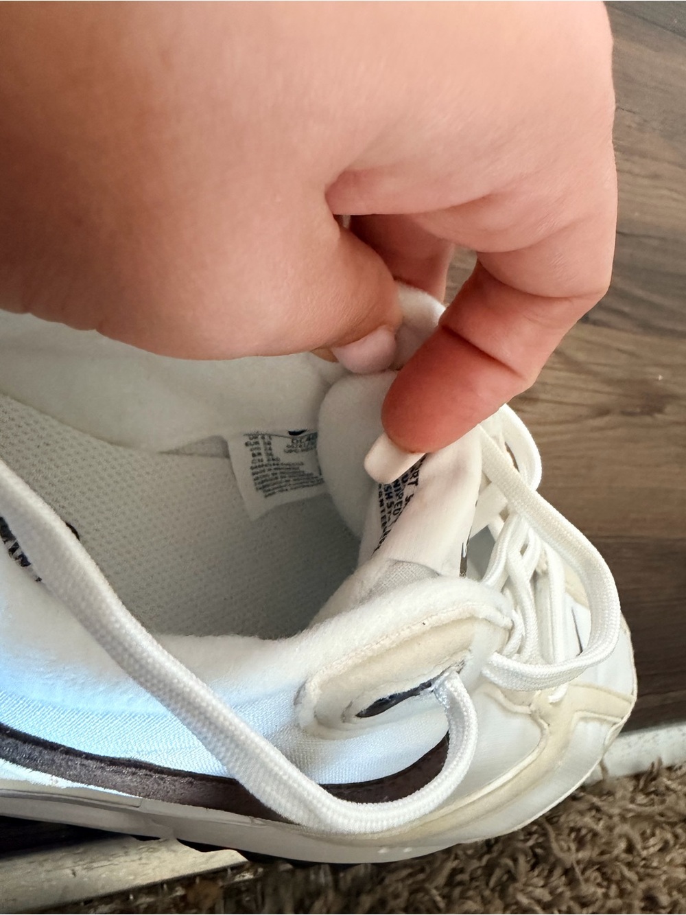 Kids White Athletic Sneakers - Classic Lace-Up Comfort